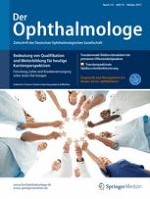 Die Ophthalmologie 10/2017