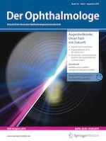 Die Ophthalmologie 9/2019