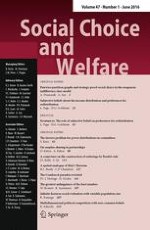 Social Choice and Welfare 4/1999