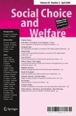 Social Choice and Welfare 2/2006