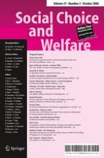Social Choice and Welfare 2/2006