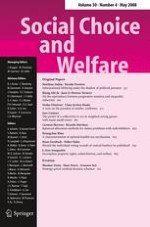 Social Choice and Welfare 4/2008