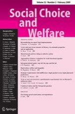 Social Choice and Welfare 2/2009