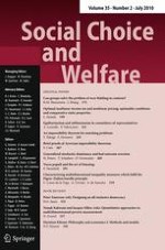 Social Choice and Welfare 2/2010