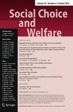Social Choice and Welfare 4/2010