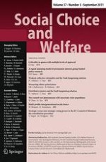 Social Choice and Welfare 3/2011
