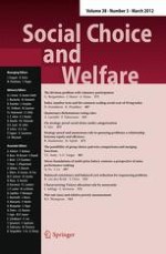 Social Choice and Welfare 3/2012