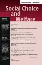 Social Choice and Welfare 1/2013