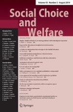 Social Choice and Welfare 2/2014