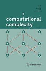 computational complexity 1/2016