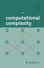 computational complexity 1/2019