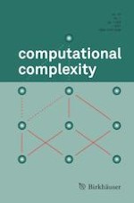 computational complexity 1/2021