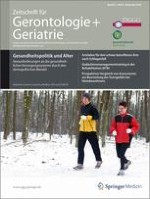 Zeitschrift für Gerontologie und Geriatrie 6/2009