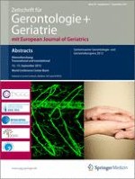Zeitschrift für Gerontologie und Geriatrie 1/2012