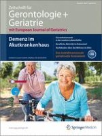 Zeitschrift für Gerontologie und Geriatrie 3/2013