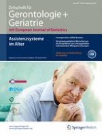 Zeitschrift für Gerontologie und Geriatrie 8/2014