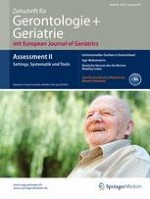 Zeitschrift für Gerontologie und Geriatrie 2/2015