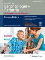 Zeitschrift für Gerontologie und Geriatrie 6/2015