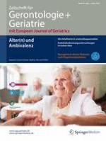 Zeitschrift für Gerontologie und Geriatrie 1/2016