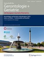 Zeitschrift für Gerontologie und Geriatrie 1/2016