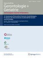 Zeitschrift für Gerontologie und Geriatrie 1/2017