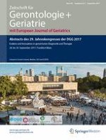 Zeitschrift für Gerontologie und Geriatrie 3/2017