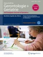 Zeitschrift für Gerontologie und Geriatrie 4/2017