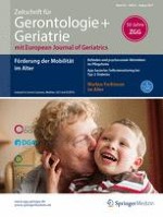 Zeitschrift für Gerontologie und Geriatrie 6/2017