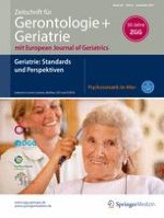 Zeitschrift für Gerontologie und Geriatrie 8/2017