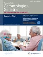 Zeitschrift für Gerontologie und Geriatrie 2/2018