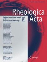 Rheologica Acta 9/2009