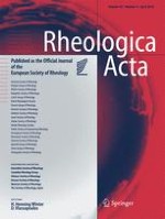 Rheologica Acta 4/2010