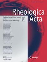 Rheologica Acta 7/2022