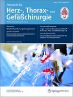 Zeitschrift für Herz-,Thorax- und Gefäßchirurgie 4/2013