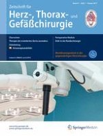 Zeitschrift für Herz-,Thorax- und Gefäßchirurgie 1/2017