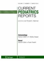 Current Pediatrics Reports 1/2015
