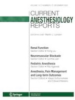 Current Anesthesiology Reports 4/2023