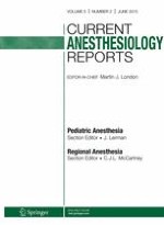Current Anesthesiology Reports 2/2015