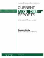 Current Anesthesiology Reports 3/2018