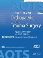 Archives of Orthopaedic and Trauma Surgery 10/2007