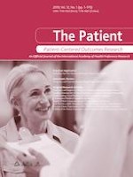The Patient - Patient-Centered Outcomes Research 1/2019