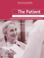 The Patient - Patient-Centered Outcomes Research 3/2019