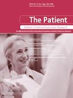 The Patient - Patient-Centered Outcomes Research 4/2019