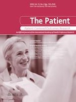 The Patient - Patient-Centered Outcomes Research 2/2020