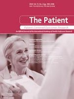 The Patient - Patient-Centered Outcomes Research 4/2022