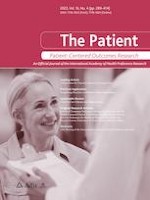 The Patient - Patient-Centered Outcomes Research 4/2023