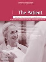 The Patient - Patient-Centered Outcomes Research 3/2024