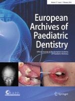 European Archives of Paediatric Dentistry 1/2016