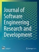 Journal of Software Engineering Research and Development 1/2016