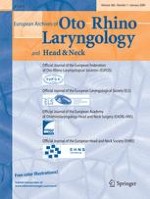 European Archives of Oto-Rhino-Laryngology 1/2009